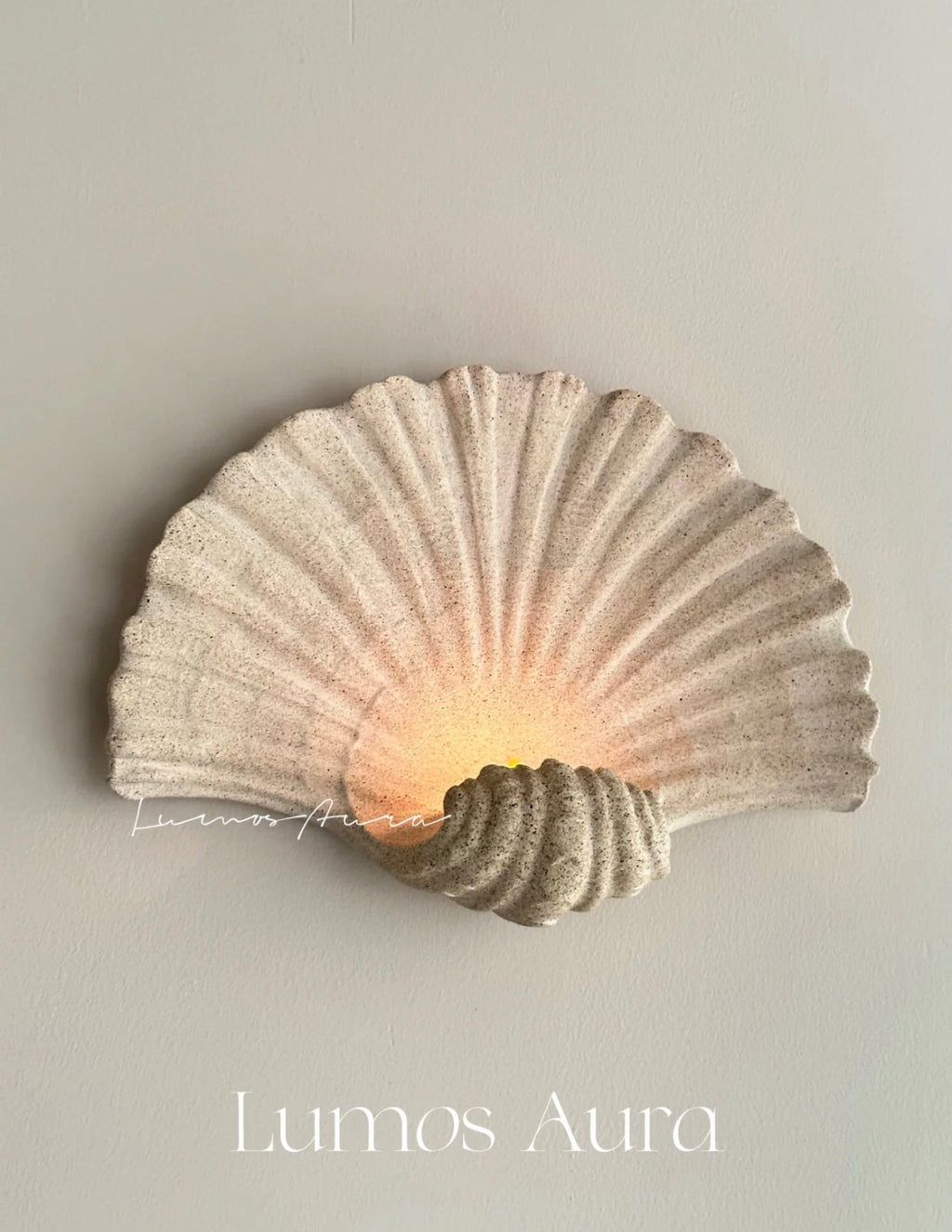 Sculptural Sandstone Candle Holder