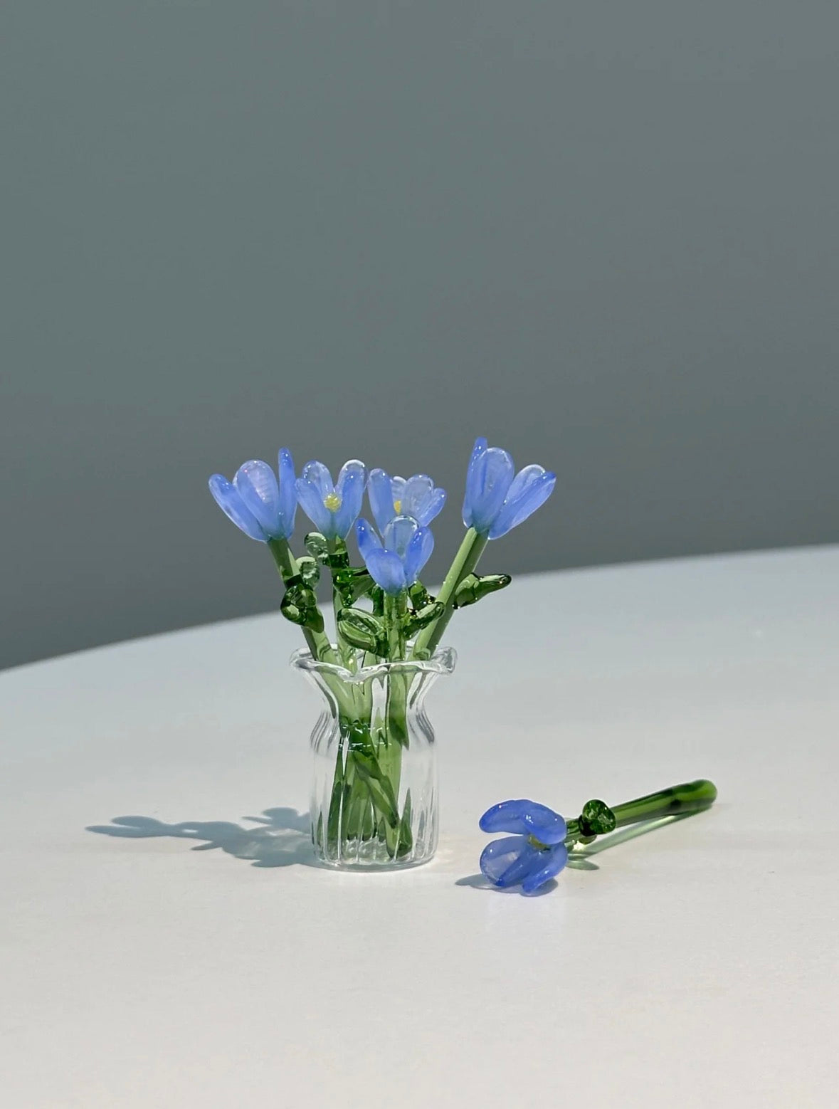 The Blue Glass Bouquet